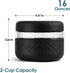 2 Pack 16 oz Glass Lunch Bowl Containers with Lids | Leak & Spill Proof, BPA-Free, Microwave & Dishwasher Safe