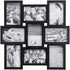 Malden 4x6 9-Opening Collage Picture Frame, Displays Nine 4x6 Pictures, Black
