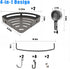XXKMDXW Corner Shower Caddy Suction Cup Shower Shelf Corner No Drilling Bathroom Shower Organizer Storage Rack Suction