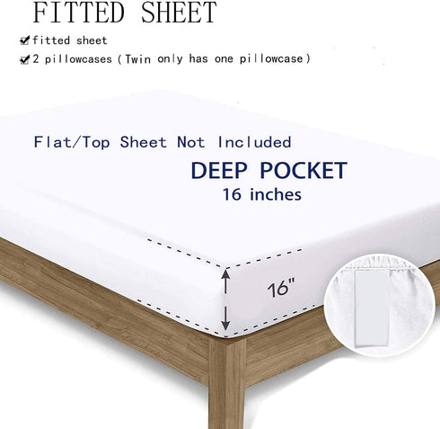 Set Set Erosebridal Kids Panda Fitted Sheet Cherry Blossoms Sheet Full Size Cute Animal Bedding for Boys Girls Teens