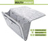 DOURR Felt Bedside Caddy Organizer Storage Pocket for Tablet Magazine Phone Small Things Holder (Gray)