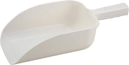 Winco 64-Ounce White Utility Plastic Scoop