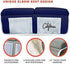 Elbow (22"x11"x1.5") Zugar Land Blue Bath Kneeler and Rest Bundle Cushion Protection for Parents During Baby Bath Tub