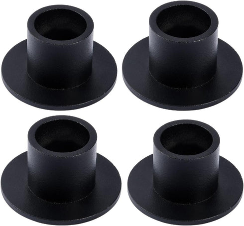 4PCS Black Taper Candle Holders, Matte Iron Candlestick Holders for Home Decoration, Wedding Anniversary, Party,