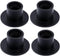 4PCS Black Taper Candle Holders, Matte Iron Candlestick Holders for Home Decoration, Wedding Anniversary, Party,