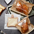 Nanaiche Packaging (100 (8.3 9.8 inches) Kraft Bread Bag Bakery Bags with Window Toast bag Toast Paper Bag Kraft Bread