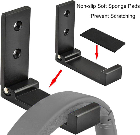 Folding Coat Hooks - Foldable Wall Hooks for Hanging, Pack of 4 Aluminum Alloy Cloth Hanger