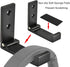Folding Coat Hooks - Foldable Wall Hooks for Hanging, Pack of 4 Aluminum Alloy Cloth Hanger