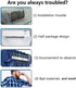 AC Waterproof Cleaning Cover Dust Washing Clean Protector Bib Bag wall mounted Air Conditioner Wash Hood with Water Pipe Split Air Conditioning System Cleaning Tools