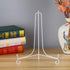 Artliving 2 Pack 12" Iron Large Plate Stand, White Iron Easel for Displaying Picture Frames and Cookbooks