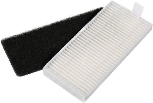 Replacement Parts for Ecovacs DEEBOT N79 N79S DN622 500 N79w N79se Robotic Vacuum Cleaner,3 Filter, 4 Side Brush Accessory Kit