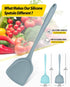 Pack of 2 Silicone Wok Spatula, Non-Stick, Heat Resistant, Easy to Clean and Dishwasher Safe, Seamless Kitchen Utensil for Cooking, Baking, Stir-Fry by BUNDLEPRO