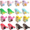 Wixine 16Pcs/Set Cute Little Bird Mini Animal Model, Miniature Landscape Ornament for Garden Bonsai