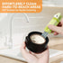 3 in 1 Cup Lid Gap Cleaning Brush Set, Multifunctional Silicone Bottle Cleaning Brush Tools (3Pcs, Green)