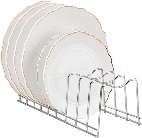 Pot Lid Holder, Stainless Steel Kitchen Organizer Rack, Storage for Bakeware, Pots & Pans, Reusable Containers
