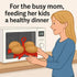 Microwave Potato Cooker, BPA-Free Plastic Rack for 4 Potatoes, Quick and Healthy Microwave Meal