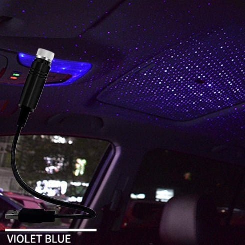 Mini Led Projection Lamp, USB Car Roof Star Projector Night Light for Bedroom, Car, Party, Ceiling Atmosphere Light