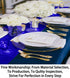 ShinyBeauty 12x72-Inch Royal Blue Sequin Table Runner with Tassel for Wedding Event Dining Decoration