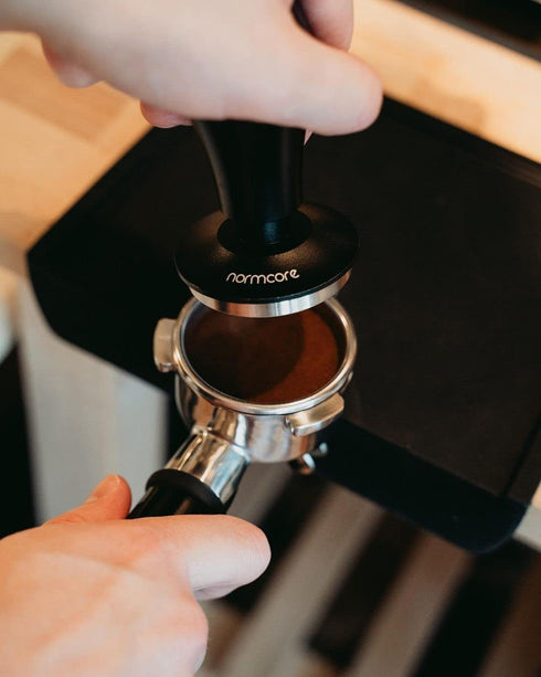 Normcore V4 Coffee Tamper, 53.3mm Spring-loaded Espresso Tamper with 15lb / 25lb / 30lbs Replacement Springs