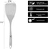 6 Piece Durable Melamine Spatula Set, Kitchen Utensils for Cooking