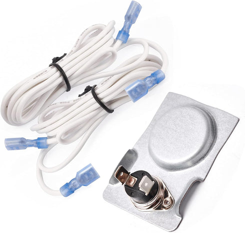 Adviace Magnetic Automatic Thermostat Sensor Switch - High Temperature Rated Wiring for Fireplace and Stove Blower Fan