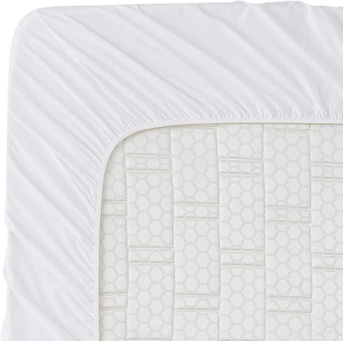 Clara Clark Bed Sheets, Premier 1800 Series, 4 Piece Set, Full, White, Deep Pocket, Soft, Stain Resistant