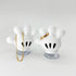 2PCS Cute Hanging Toothbrush Holder, Wall Hanging Utility Suction Hooks with Sticky Pads for Bathroom Decor