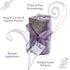 Sonoma Lavender Dried Lavender Sachets by The Yard, Natural Air Freshener for Home, Car, Room, Closet