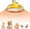 Micosong 300 Watt Heat Lamp for Chicken Coop, Hanging Chicken Coop Heater, Carbon