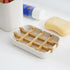 2 Pack Bamboo Soap Dish, Self-Draining Soap Box, Wooden Bar Soap Holder for Shower, Bathroom, Kitchen