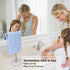 Hand Towel Holder Stand Countertop, Sturdy Marble Base, No Wobbly Hand Towel Rack for Bathroom (Brushed Nickel)