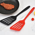 Luxshiny Fine Mesh Strainers, Silicone Wok Spatula, Slotted Fish Turner for Nonstick Cookware