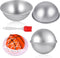 2Pcs Aluminum Hemisphere Pan, 8 Inch Nonstick Half Ball Cake Pan for Baking, DIY Bakeware Tools