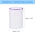 uxcell Shoes Washing Bag, 7.9 x 15 Inch Cylinder Mesh Laundry Bags for Washing Machine Wash Sneakers, Slippers, Delicate, Underwear, White/Purple by uxcell