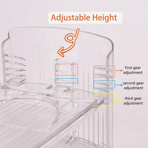 2 Pack Closet 2Pack) Shoe Slots Organizer Adjustable Level Shoe Stacker Holder Storage Space Saving Sneakers Display