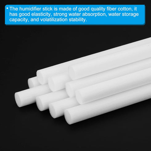 PATIKIL 20 Pcs Humidifier Cotton Filter Sticks, Refill Wicks Replacement for USB Mini Humidifiers Portable Diffuser