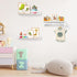 Set 3, 15.7 Inch comfoyar Nursery Floating Book Shelves for Wall of Solid Pine Natural Wood Hanging Bookshelf for Kids