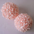 Idyllic 8 Inches Artificial Roses, Kissing Flower Balls, DIY Wedding Bouquets Party Decorations, Set of 2, Pink