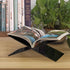 SK Acrylic Book Stand: Large 6 x 12 x 6” Cookbook Holder for Coffee Table Books and Kitchen Recipe Books
