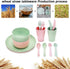 14Pcs Dinnerware Sets, Lightweight Plates, Bowls, Cups, and Cutlery, Dishwasher & Microwave Safe for 2