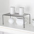 Smart Design Cabinet Storage Shelf Rack, Set of 6, Medium, 8.5 x 13.25 Inch, Non-Slip Feet, Steel Metal Frame