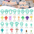 15pcs 3D ACRNIGHEET Mushroom Clay Cutters - Clay Cutters for Polymer Clay, Clay Cutters Shapes Mushroom, Cookie Cutter