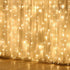 8 Curtain Lights, Upgrade LED Window Fairy Lights Lighting Modes, Window Icicle Xmas String Lights for Wall Decor