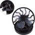Electric Mini Solar Fan, Air Conditioner Cooling Cell Fan, Clip on Visor or Handheld, Works Only in Direct Sun