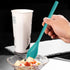 Long Handle Mixing Spoon Set - 6pcs Plastic Coffee Spoons for Iced Coffee, Lemonade, Sundae in Various Colors
