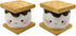Streamline Imagined Marshmallow Smores Salt and Pepper Shaker Set Ceramic