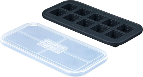 Souper Cubes 2 Tbsp Silicone Freezer Tray With Lid, Easy Meal Prep Container for Soup & Food Storage