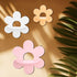 3 Soaoo Pcs Daisy Flower Floating Shelves, Wooden Boho Daisy Plant Shelf, Wall Mounted Display Stand, Hanging Display