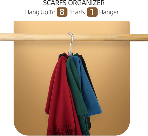ZEDODIER Belt Hanger, Closet Organizer for Belts and Ties, Keeping Accessories Visible and in Good Condition