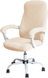 FORCHEER Stretchable Water Resistant Spandex Office Chair Armrest Cover, 2P for Desk Chairs - Beige